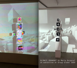 The installation on exhibition in GG3